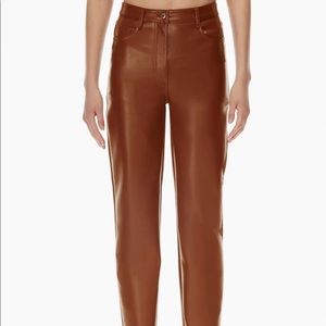 Aritzia Wilfred The Melina Pant in Cognac